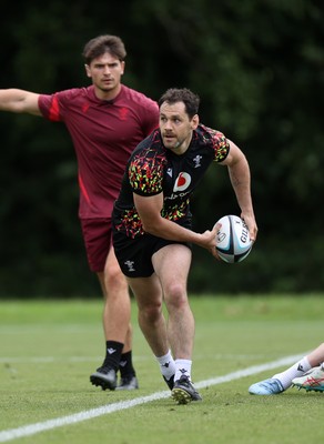 010726 - Wales Rugby Training ahead of the first Nations Championship game against Fiji - Tomos Williams during training