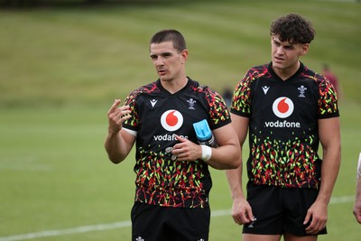 010726 - Wales Rugby Training ahead of the first Nations Championship game against Fiji - Joe Hawkins during training
