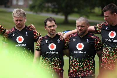 010726 - Wales Rugby Training ahead of the first Nations Championship game against Fiji - Tomos Williams during training