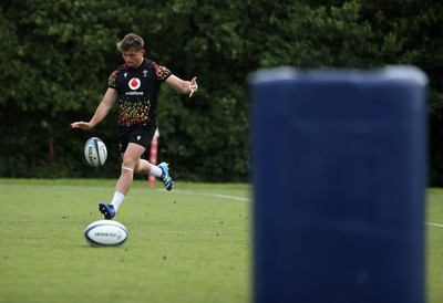 010726 - Wales Rugby Training ahead of the first Nations Championship game against Fiji - Dan Edwards during training