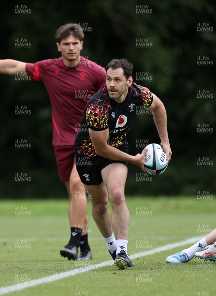 010726 - Wales Rugby Training ahead of the first Nations Championship game against Fiji - Tomos Williams during training