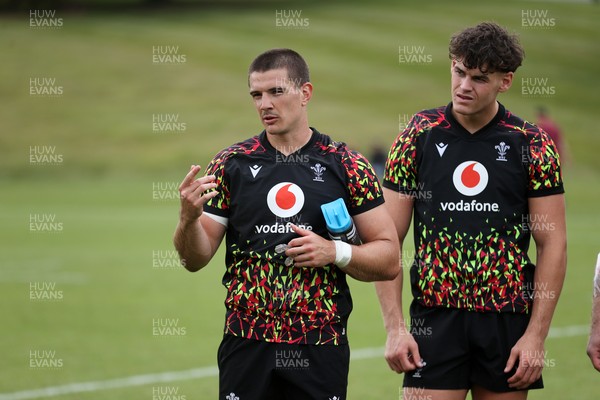 010726 - Wales Rugby Training ahead of the first Nations Championship game against Fiji - Joe Hawkins during training