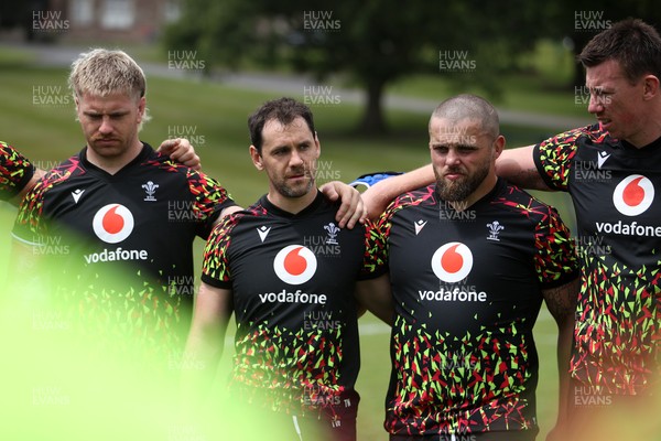 010726 - Wales Rugby Training ahead of the first Nations Championship game against Fiji - Tomos Williams during training