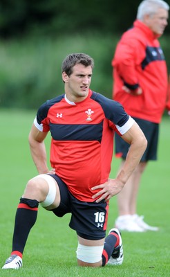 01.08.11 - Wales Rugby Training - Sam Warburton during training. 
