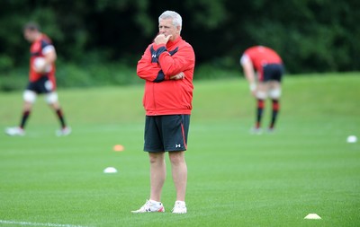 01.08.11 - Wales Rugby Training - Head coach Warren Gatland during training. 