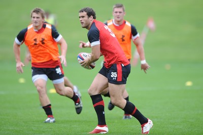 01.08.11 - Wales Rugby Training - Jamie Roberts during training. 