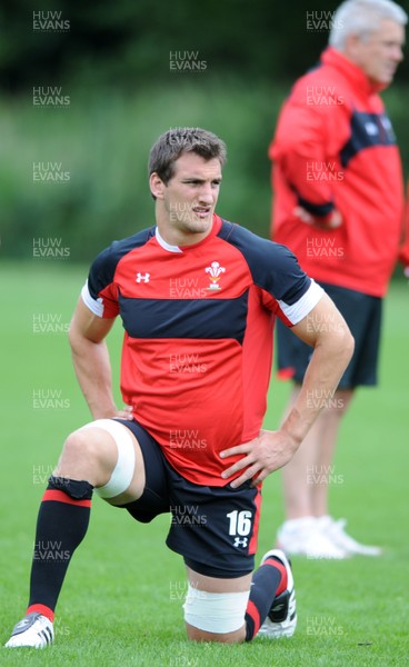 01.08.11 - Wales Rugby Training - Sam Warburton during training. 