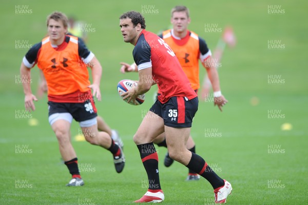 01.08.11 - Wales Rugby Training - Jamie Roberts during training. 