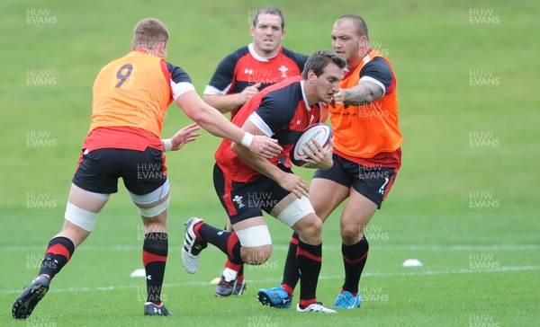 01.08.11 - Wales Rugby Training - Sam Warburton during training. 