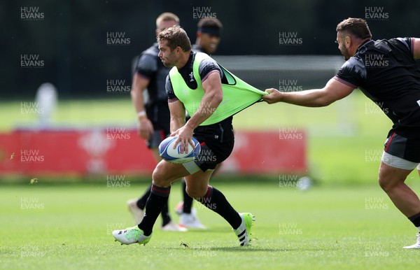 010923 - Wales Rugby Training in their last session in Wales before travelling to France for the Rugby World Cup - Leigh Halfpenny during training
