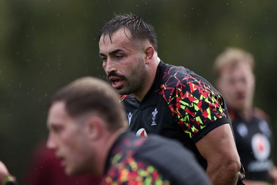 011125 - Wales Rugby Training - Liam Belcher during training