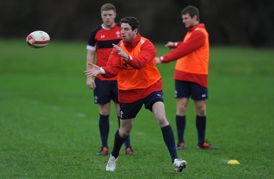 01.12.11 - Wales Rugby Training - Alex Cuthbert during training. 