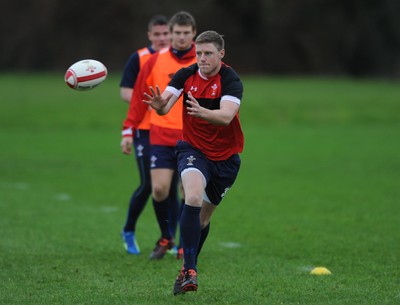 01.12.11 - Wales Rugby Training - Rhys Priestland during training. 
