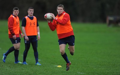 01.12.11 - Wales Rugby Training - Dan Biggar during training. 