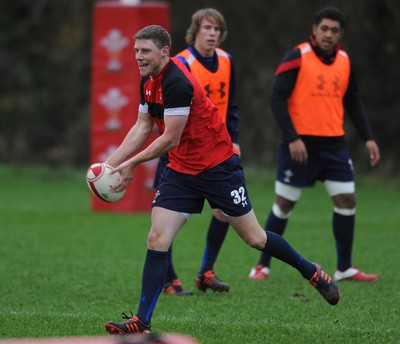01.12.11 - Wales Rugby Training - Rhys Priestland during training. 