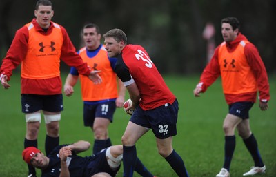 01.12.11 - Wales Rugby Training - Rhys Priestland during training. 