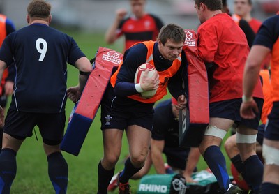 01.12.11 - Wales Rugby Training - Dan Biggar during training. 