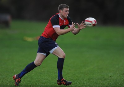 01.12.11 - Wales Rugby Training - Rhys Priestland during training. 