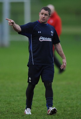 01.12.11 - Wales Rugby Training - Shane Williams during training. 