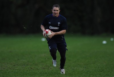 01.12.11 - Wales Rugby Training - Shane Williams during training. 