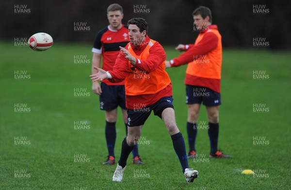 01.12.11 - Wales Rugby Training - Alex Cuthbert during training. 