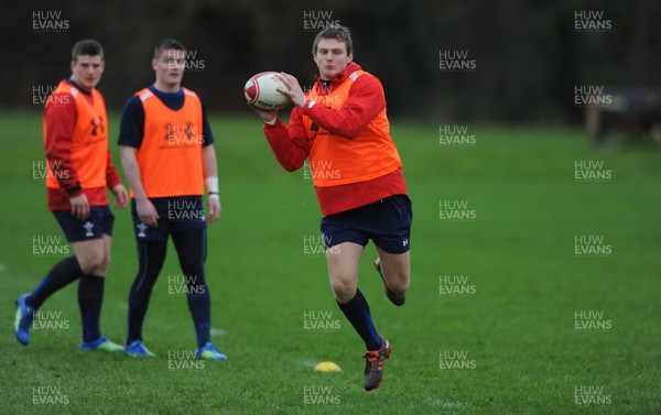 01.12.11 - Wales Rugby Training - Dan Biggar during training. 