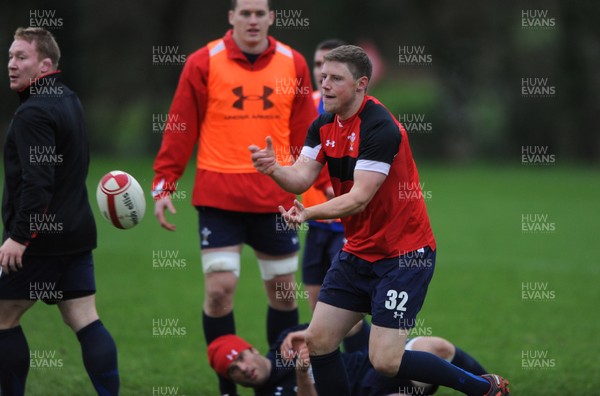 01.12.11 - Wales Rugby Training - Rhys Priestland during training. 