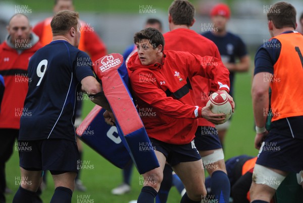 01.12.11 - Wales Rugby Training - Lloyd Williams during training. 
