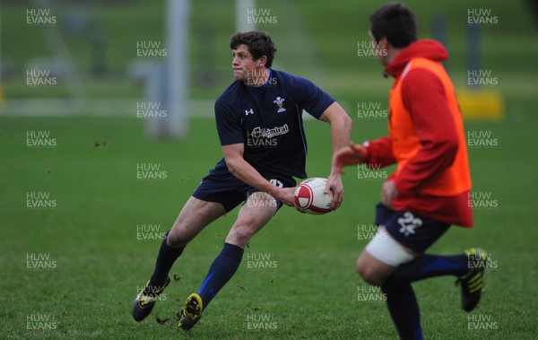 01.12.11 - Wales Rugby Training - Lloyd Williams during training. 