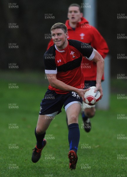 01.12.11 - Wales Rugby Training - Rhys Priestland during training. 