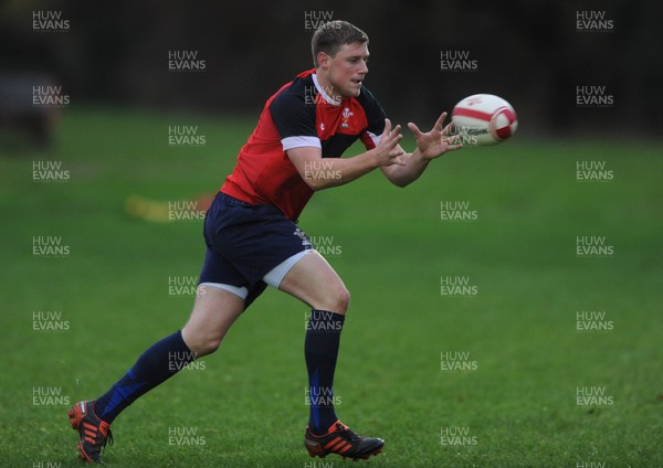 01.12.11 - Wales Rugby Training - Rhys Priestland during training. 