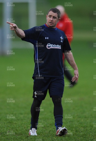 01.12.11 - Wales Rugby Training - Shane Williams during training. 