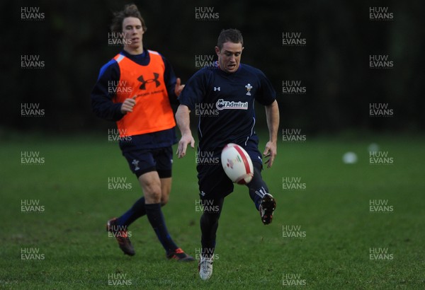 01.12.11 - Wales Rugby Training - Shane Williams during training. 