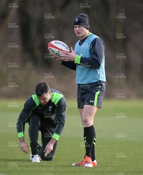 020215 - Wales Rugby Training -Dan Biggar during training