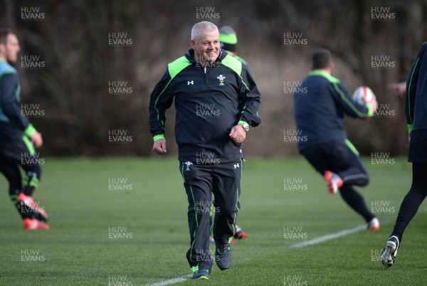 020215 - Wales Rugby Training -Warren Gatland during training