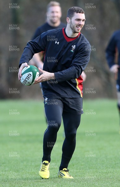 020216 - Wales Rugby Training - George North during training