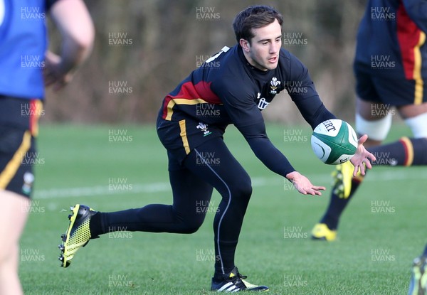 020216 - Wales Rugby Training - Matthew Morgan during training