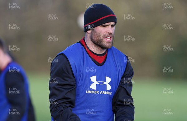 020216 - Wales Rugby Training - Jamie Roberts during training