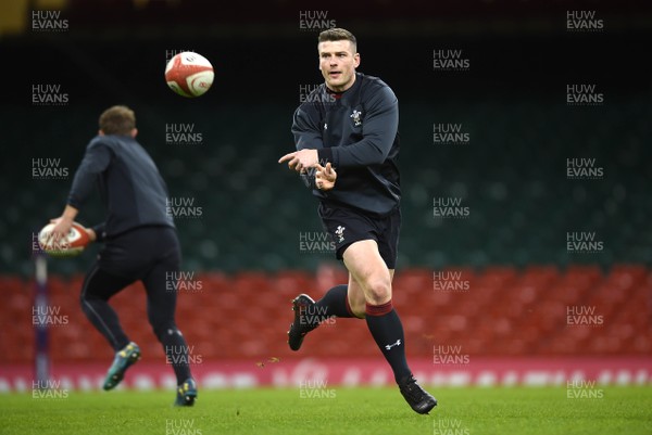 020218 - Wales Rugby Training - Scott Williams during training