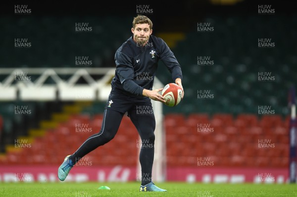 020218 - Wales Rugby Training - Leigh Halfpenny during training