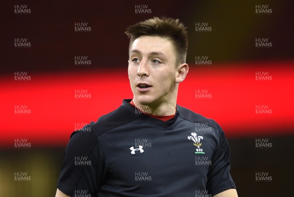 020218 - Wales Rugby Training - Josh Adams during training