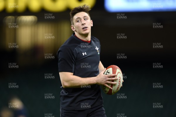 020218 - Wales Rugby Training - Josh Adams during training