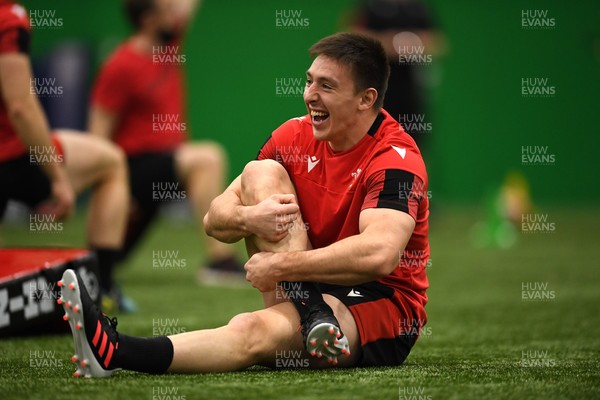 020221 - Wales Rugby Training - Josh Adams during training