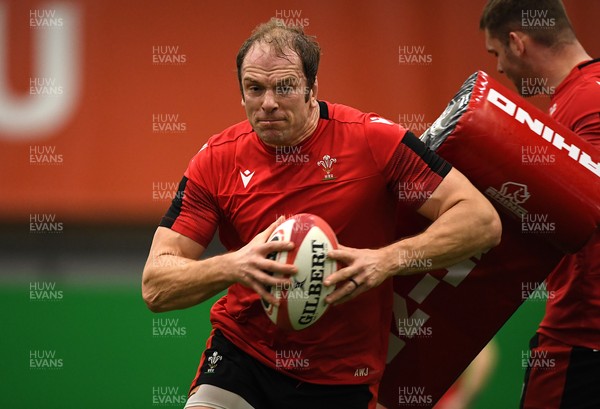 020221 - Wales Rugby Training - Alun Wyn Jones during training