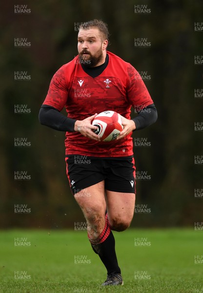 020221 - Wales Rugby Training - Tomas Francis during training