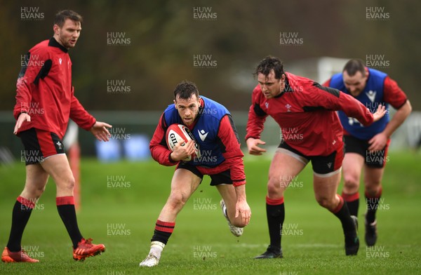 020221 - Wales Rugby Training - Gareth Davies during training