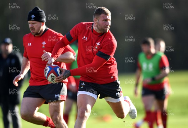 020320 - Wales Rugby Training - Ross Moriarty during training