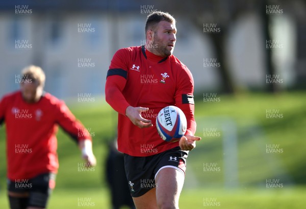 020320 - Wales Rugby Training - Ross Moriarty during training