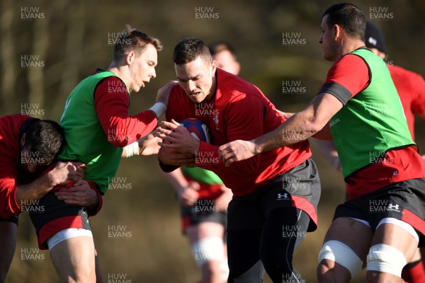020320 - Wales Rugby Training - George North during training