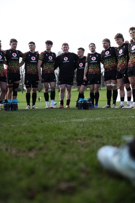 020326 - Wales Rugby Training - Wales team huddle